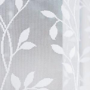 Biela žakarová záclona ZUZANNA 250x120 cm
