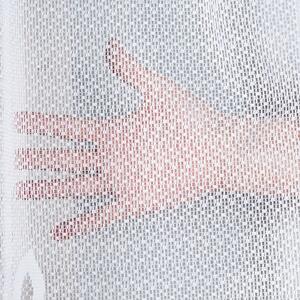 Biela žakarová záclona POLA 250x130 cm