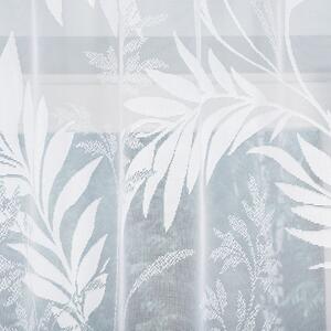 Biela žakarová záclona KAJA 250x100 cm