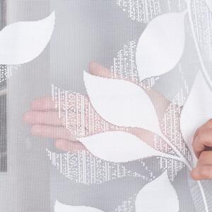 Biela žakarová záclona MARTYNA 300x180 cm
