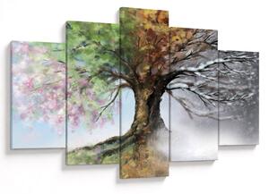 Obraz - Strom štyroch ročných období (150x105 cm)