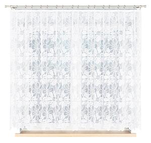Biela žakarová záclona PATRYCJA 300x160 cm
