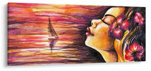 Obraz - Spomienky na leto (120x50 cm)