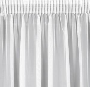 Biela voálová záclona na páske LUCIA 200x270 cm