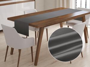 Biante Saténový behúň na stôl polyesterový Satén LUX-004 Sivohnedý 20x140 cm