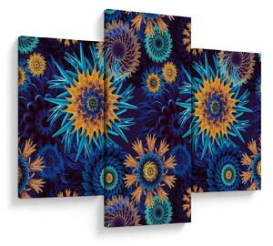 Obraz - 3D kvety (90x60 cm)