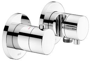 Keuco Edition 400 - Termostatická batéria pod omietku s prepínacím ventilom s napojením hadice a držiakom sprchy, chróm 51553011221