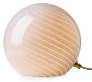 Stolové Lampa Halo Design, CANDY, Sivá, Obývacia izba, Sklo, Dizajnový