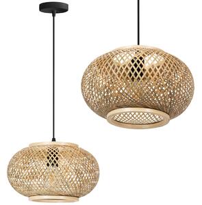 TooLight Závesná lampa La Belle Boho III čierna/hnedá