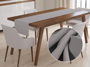 Biante Dekoračný behúň na stôl Rongo RG-036 Sivý 20x140 cm