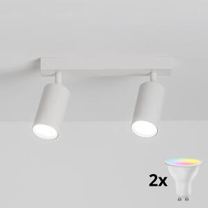Brilagi - LED RGBW Stmievateľné bodové svietidlo SELE 2xGU10/4,8W/230V biela
