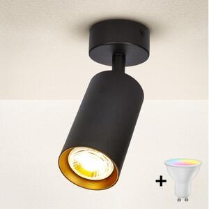 Brilagi - LED stmievateľné bodové svietidlo SELE 1xGU10/4,8W/230V čierna/zlatá