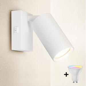Brilagi - LED stmievateľné nástenné bodové svietidlo SELE 1xGU10/4,8W/230V biele