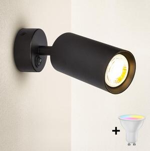 Brilagi - LED stmievateľné nástenné bodové svietidlo SELE 1xGU10/4,8W/230V čierna