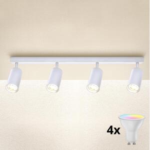 Brilagi - LED RGBW stmievateľné bodové svietidlo SELE 4xGU10/4,8W/230V biela