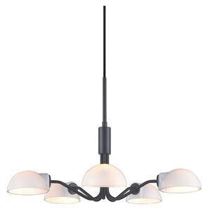 Lustre Halo Design, Kjøbenhavn, stmievateľné, Čierna, Obývacia izba, Kov, Dizajnový