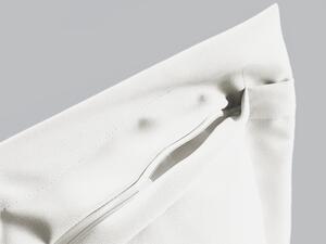 Biante Dekoračná obliečka na vankúš s lemom Rongo RG-032 Krémová biela 50 x 50 cm