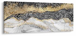 Obraz - Mandala v mramore (120x50 cm)