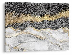 Obraz - Mandala v mramore (70x50 cm)