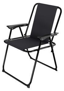 ROCKTRAIL® Skladacia kempingová stolička (čierna) (100345508)