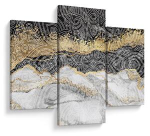 Obraz - Mandala v mramore (90x60 cm)