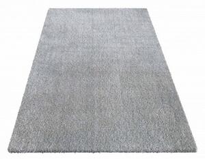 Kusový koberec Shaggy Kamel sivý 80x150cm