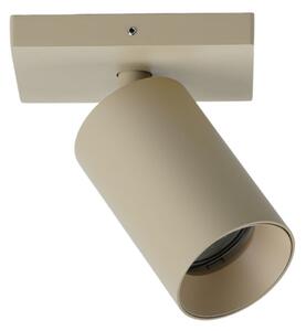 Stropné Lampa ANTIDARK, SpotOn1, stmievateľné, Béžová, Obývacia izba, Kov, Moderný