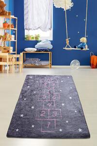 Conceptum Hypnose Detský koberec Skákací panák III 100x160 cm sivý