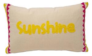 Obdĺžnikový vankúš s výšivkou Sunshine