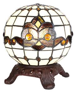 Stolová lampa Tiffany v tvare gule Gulia - Ø 20*25 cm E14/max 1*25W - Clayre & Eef