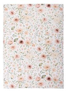 Biela bavlnená utierka s ružami Soft Romantic Blush - 50*70 cm - Clayre & Eef