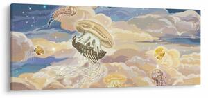 Obraz - Nebeské medúzy (120x50 cm)