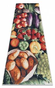 Kusový koberec Zelenina vícebarevný atyp 80x200cm