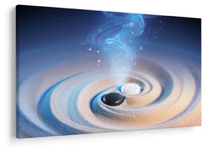 Obraz - Éterický yin-yang (90x60 cm)