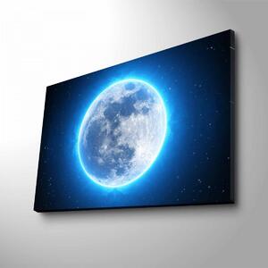 Hanah Home Obraz s led osvetlením Planéta 70x45 cm