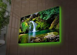 Wallity Obraz s LED osvetlením PRÍRODA 34 45 x 70 cm