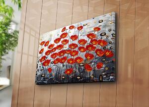 Wallity Obraz Poppy 45x70 cm červený