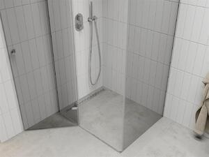 Mexen ROMA sprchovací kút 80x100cm, 6mm sklo, chrómový profil-číre sklo, 854-080-100-01-00
