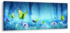 Obraz - Mystická lesná čistina (120x50 cm)