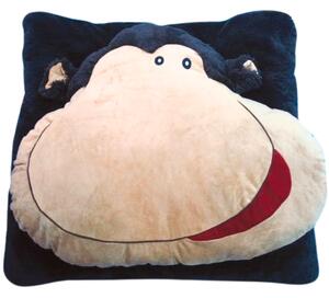 Detský vankúš CUDDLI FRIENDS 70x70 cm plyšový - viac farieb Farba: Tmavomodrá