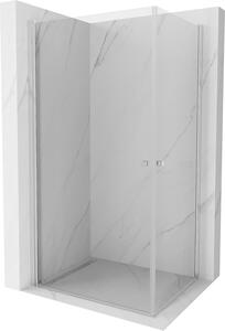Mexen Pretoria Duo, 2-krídlový sprchovací kút 100 (dvere) x 90 (dvere) cm, 6mm číre sklo, chrómový profil, 852-100-090-02-00