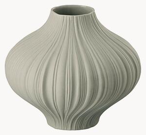Porcelánová mini váza Plissee Lava, V 7 cm