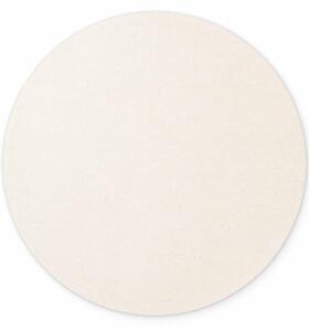 Koberec Elle Decoration Puristic Knots naturálny / biely kruh