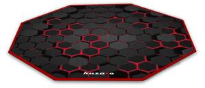 Podložka pod stoličku FloorMat 7.0 čierna / červená