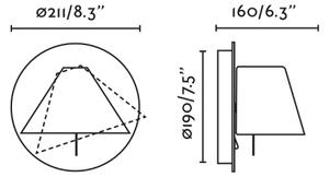 FARO 62356 - Nástenné bodové svietidlo NOON 1xE27/15W/230V zelené