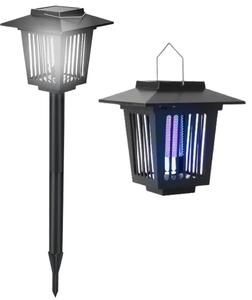 Bluegarden - LED solárna lampa - čierna - J-22