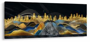 Obraz - Zlaté hory (120x50 cm)