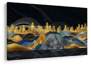 Obraz - Zlaté hory (90x60 cm)
