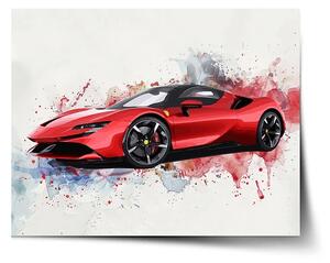 Sablio Plagát Ferrari Paint - 90x60 cm