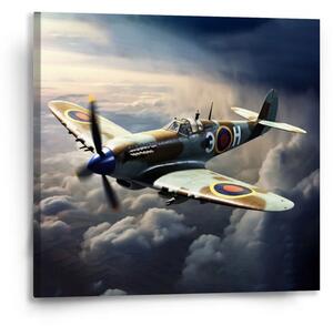 Sablio Obraz Stíhačka Spitfire - 50x50 cm